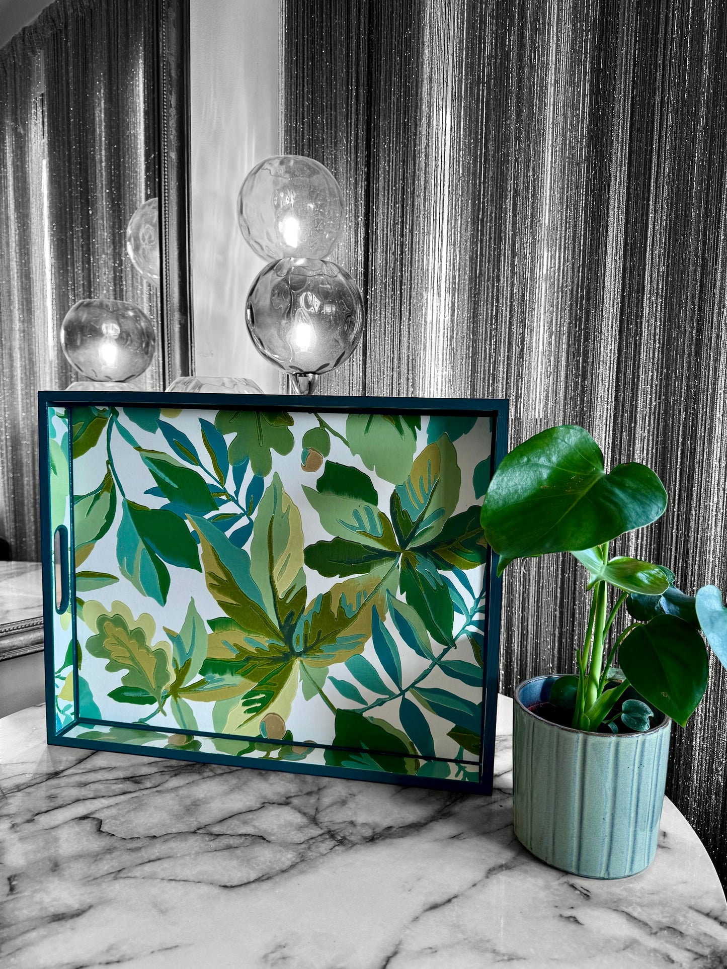 Kent - Ottoman tray available in 4 x sizes - Decoupage in Robin's Wood by Sanderson